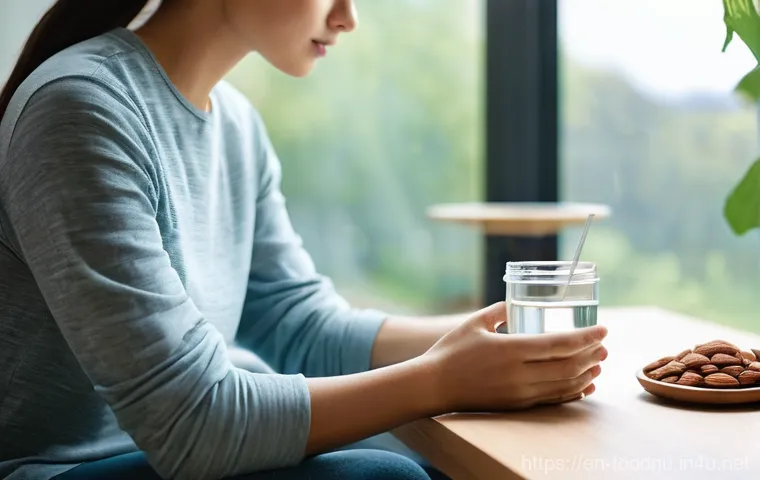 영양소 결핍과 질병 - **Prompt 1: The Subtle Whispers of the Body**
    "A person, appearing thoughtful and slightly fatig...