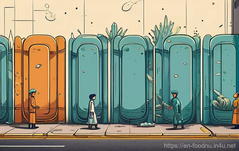 장내 미생물과 면역력 - **Prompt:** "A highly detailed, vibrant, and fantastical microscopic cityscape existing within an ab...